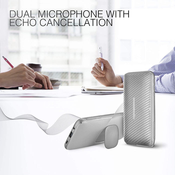 Harman Kardon Esquire Mini 2 Portable Bluetooth Speaker with Mic, 10 Hours of Playtime and Built-in Powerbank (Silver)