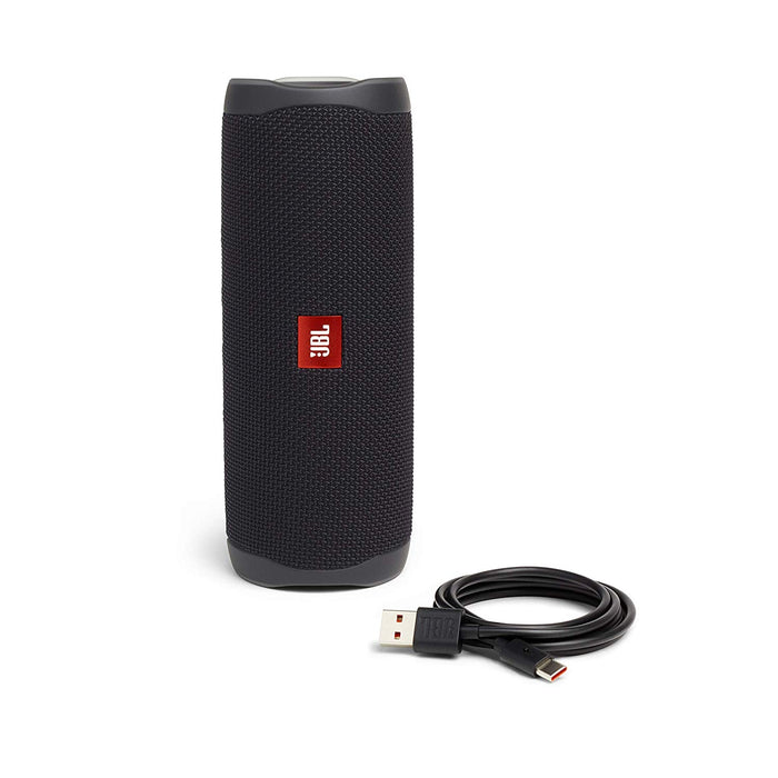 JBL Flip 5 20 W IPX7 Waterproof Bluetooth Speaker with PartyBoost (Without Mic, Black)