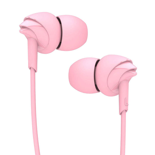 boAt BassHeads 110 Hawk Inspired Earphones with Mic (Taffy Pink)