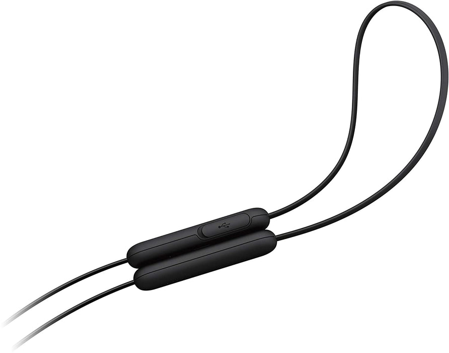 Sony WI-C310 Wireless in-Ear Headphones with 15 Hours Battery Life (Black)