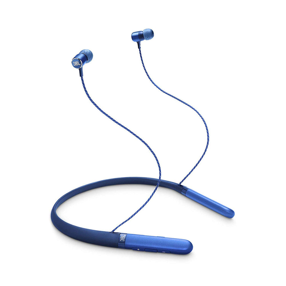 JBL LIVE200BT Wireless in-Ear Neckband Headphones with Three-Button Remote and Microphone (Blue)
