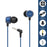 boAt BassHeads 172 with HD Sound, in-line mic, Dual Tone Secure Braided Cable & 3.5mm Angled Jack Wired Earphones (Blue)