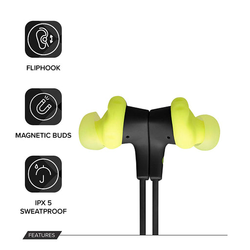 JBL Endurance Run BT Sweat Proof Wireless in-Ear Sport Headphones (Yellow)