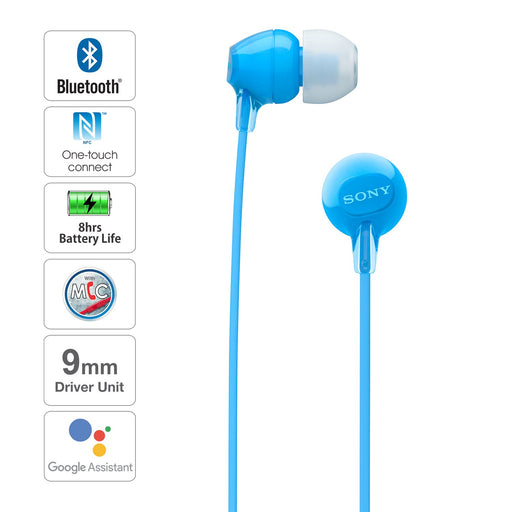 Sony WI-C300 Wireless in-Ear Headphones (Blue)