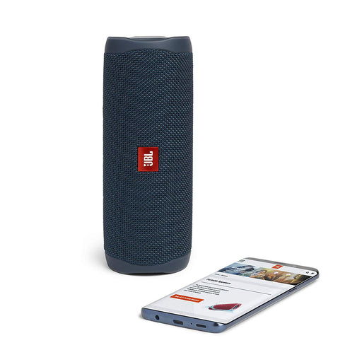 JBL Flip 5 20 W IPX7 Waterproof Bluetooth Speaker with PartyBoost (Without Mic, Blue)
