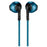 JBL T205BT Pure Bass Wireless Metal Earbud Headphones with Mic (Blue)