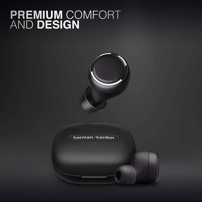Harman Kardon Fly TWS in-Ear True Wireless Earphone with 20 Hours Playtime, Built-in Voice Assistant & Bluetooth 5.0(Black)