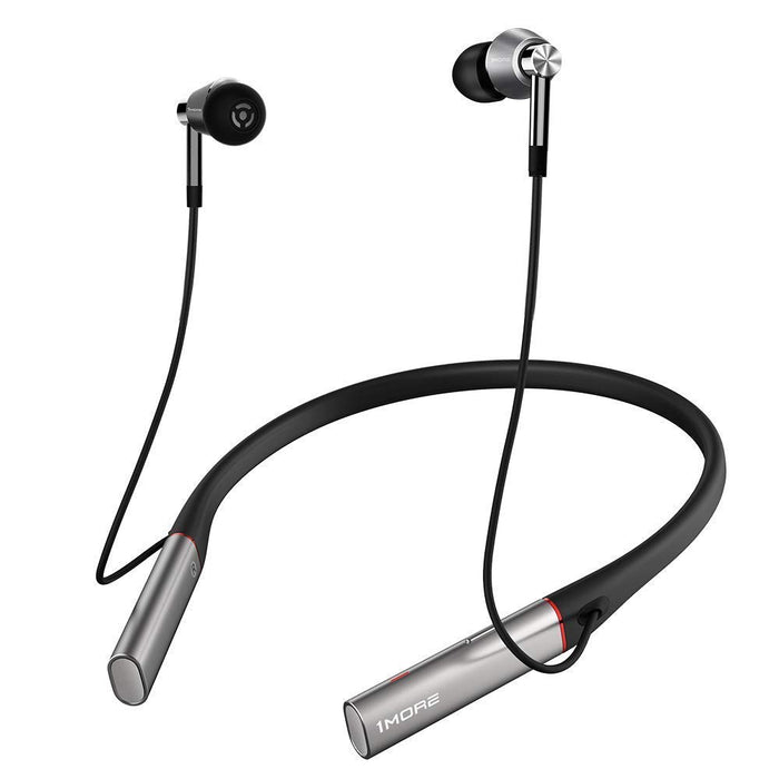 1MORE Triple Driver Wireless Bluetooth Earphone With ENC Mic- Silver (Neckband style)